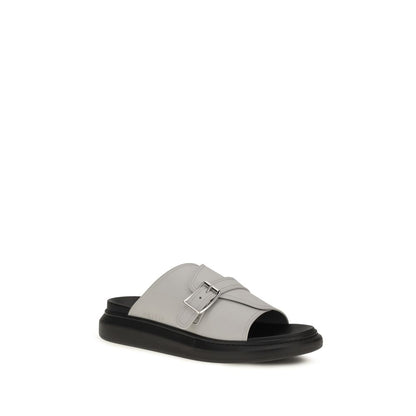 Alexander McQueen Gray Polyurethane Sandals