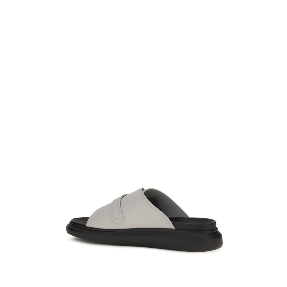 Alexander McQueen Gray Polyurethane Sandals