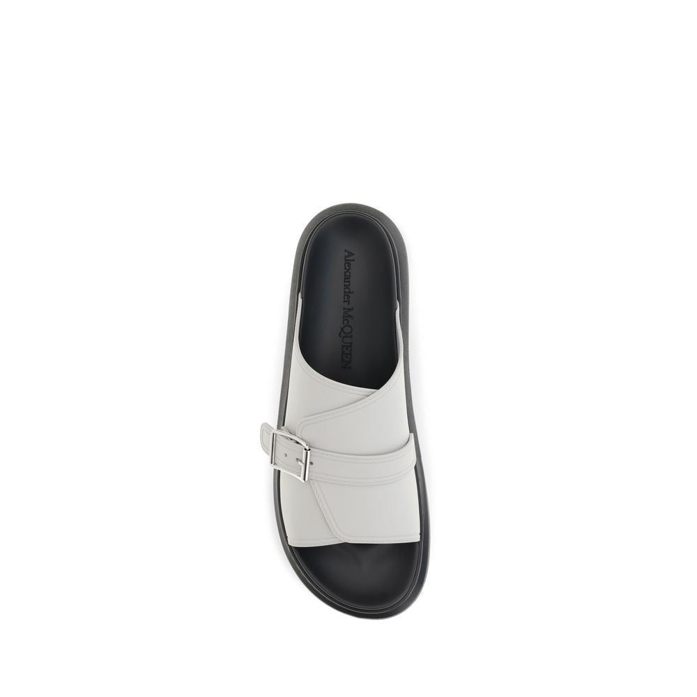 Alexander McQueen Gray Polyurethane Sandals