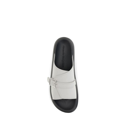 Alexander McQueen Gray Polyurethane Sandals