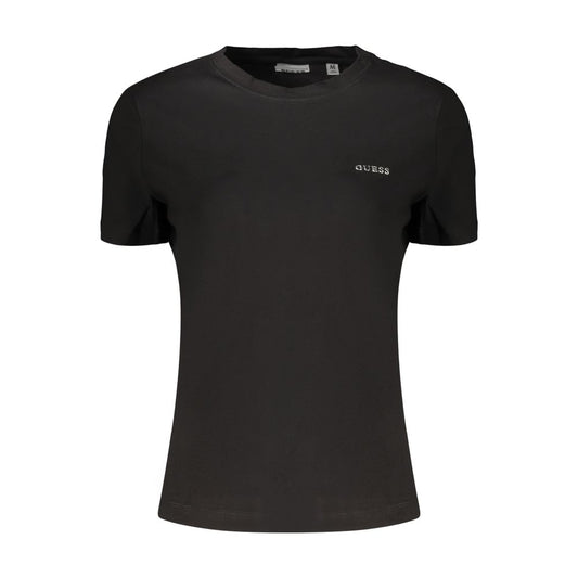 Guess Jeans Black Cotton Women's T-Shirt