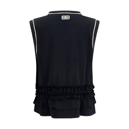 Ganni Black Polyester Sportswear