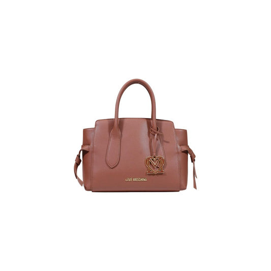 Love Moschino Brown Polyethylene Handbag