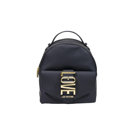 Love Moschino Black Polyethylene Backpack