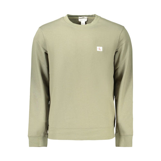 Calvin Klein Green Cotton Mens Sweatshirt
