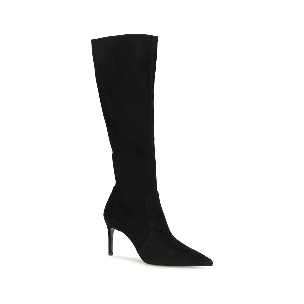Stuart Weitzman Power støvler i ruskind – sort