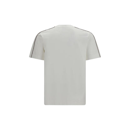 Burberry T-shirt med Equestrian Knight-broderi – hvid