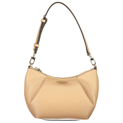 Guess Jeans Amorette skuldertaske – beige