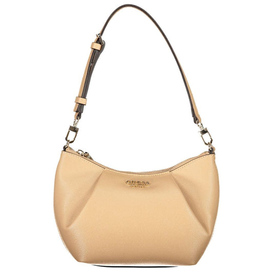 Guess Jeans Amorette skuldertaske – beige