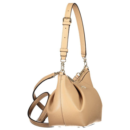Guess Jeans Amorette skuldertaske – beige