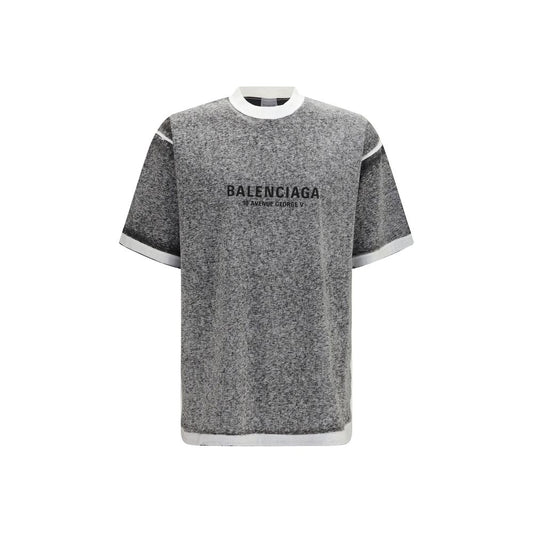 Balenciaga oversized T-shirt i bomuld – grå