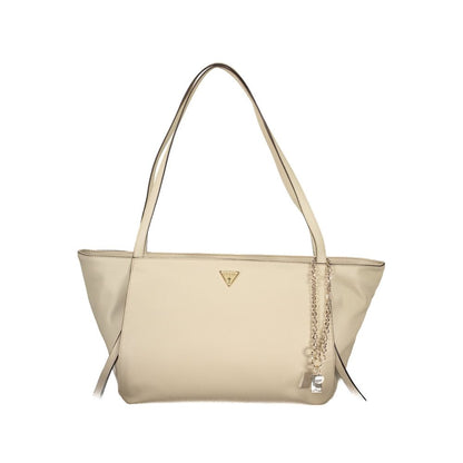 Guess Jeans Beige Polyurethane Women's Bag