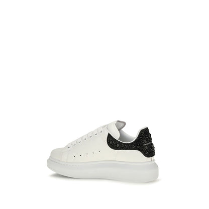 Alexander McQueen White Calf Leather Bos Taurus Chunky Sneakers