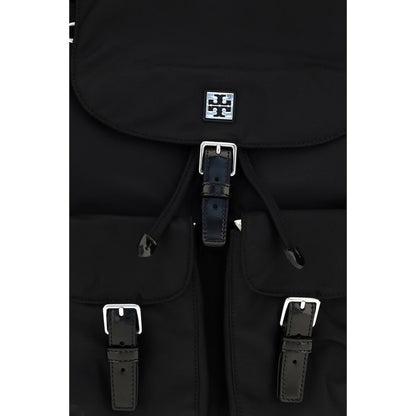 Tory Burch Black Nylon Backpack
