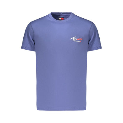 Tommy Hilfiger Blue Cotton Men's T-Shirt