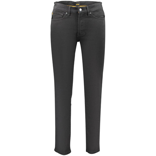 Hugo Boss Black Cotton Men's Jeans