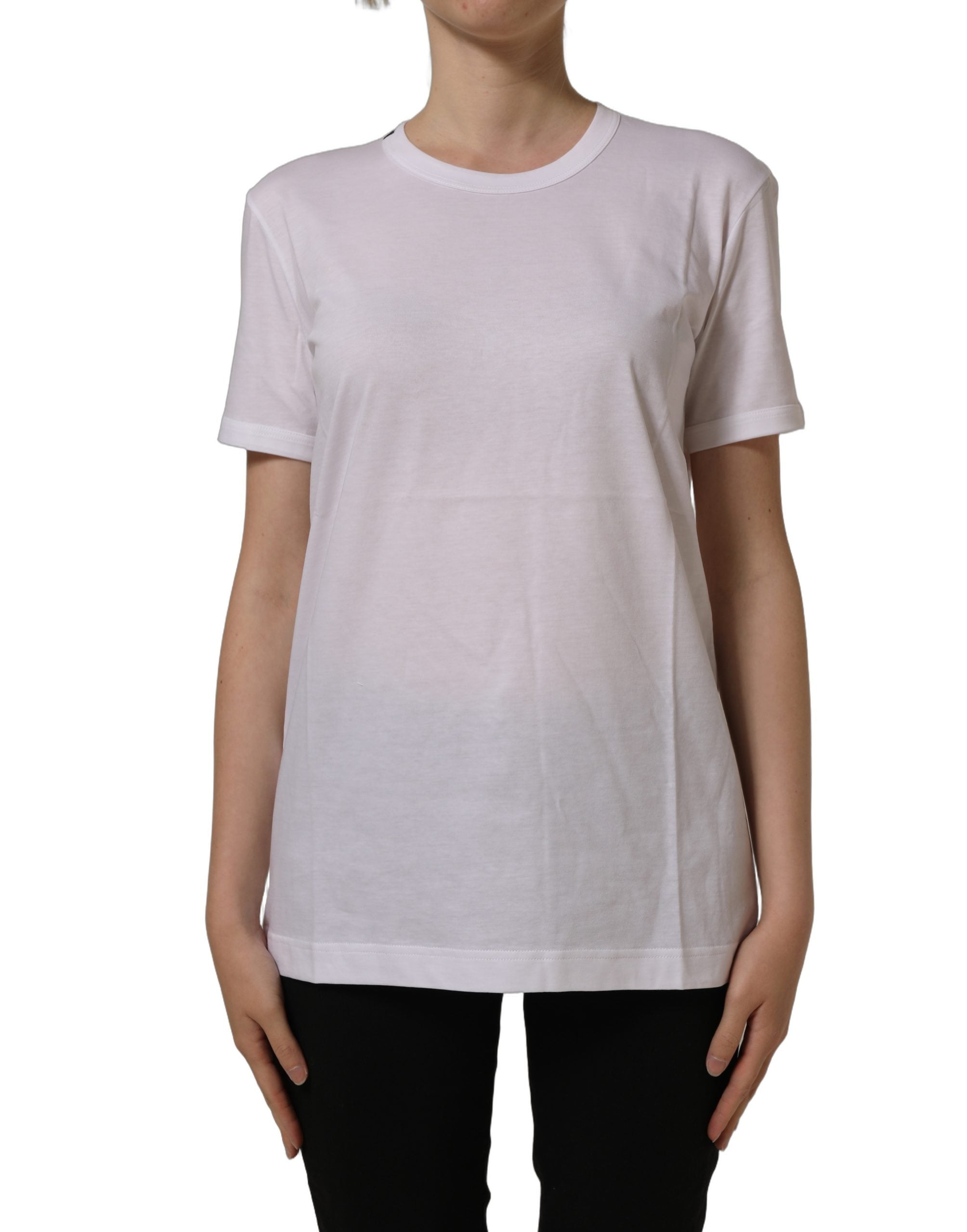 Dolce & Gabbana T-shirt i bomuld – hvid