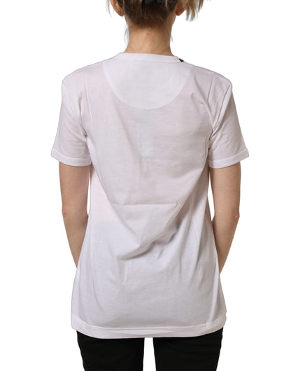 Dolce & Gabbana T-shirt i bomuld – hvid