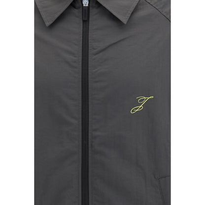 Jacquemus Gray Polyamide Full-Length Jacket