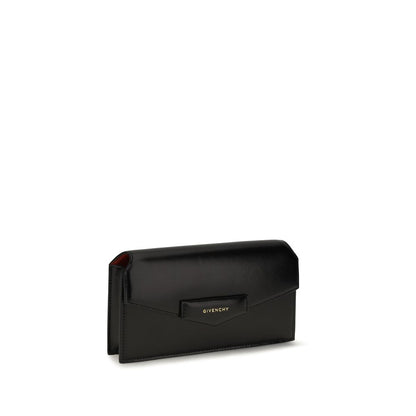 Givenchy sort clutchtaske i kalvelæder