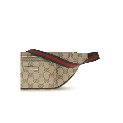 Gucci Beige Fabric Shoulder Bag