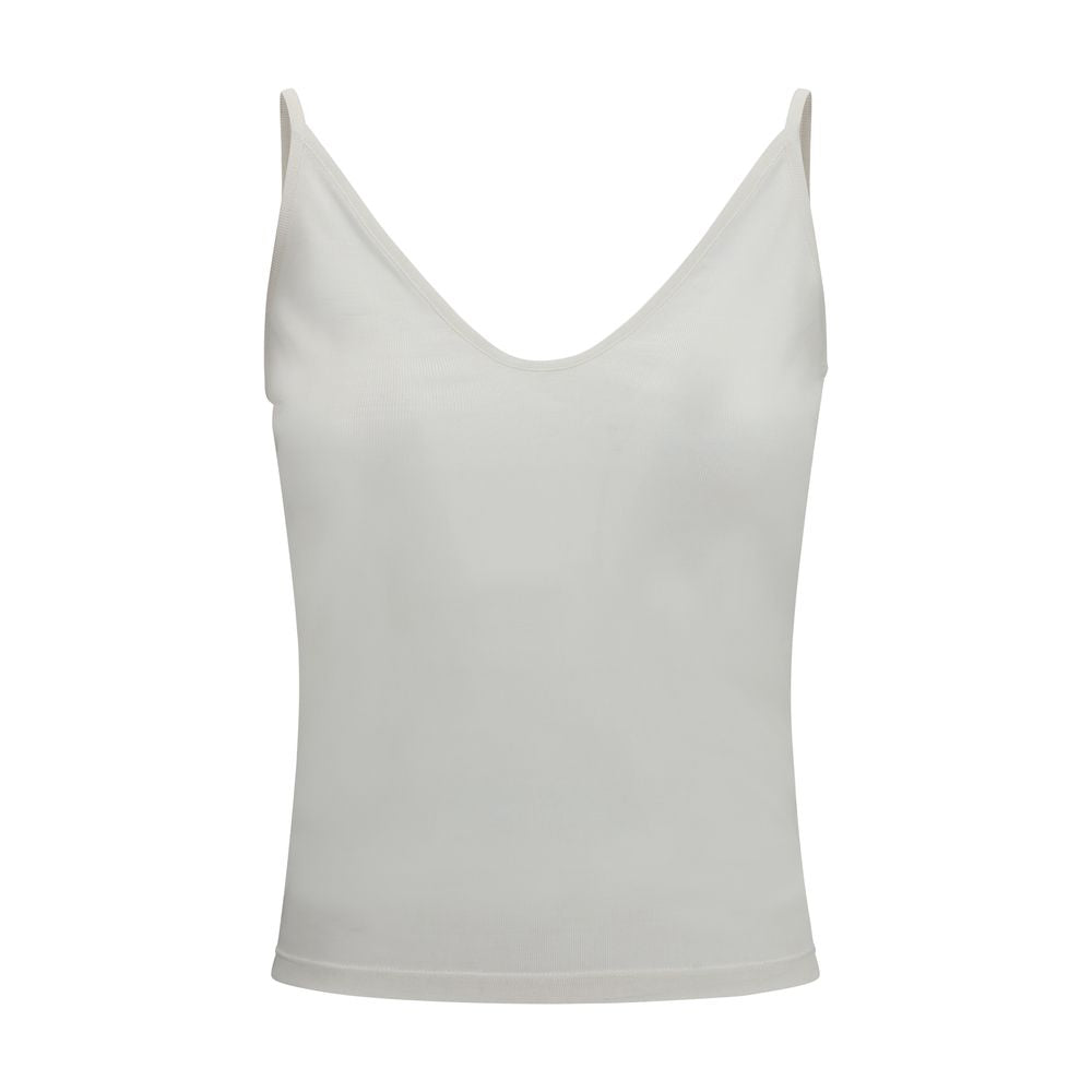 Hvid Tom Ford tanktop i silke