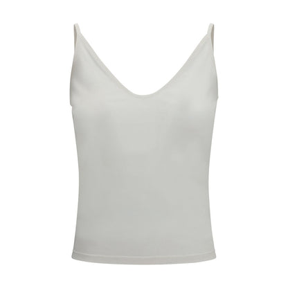 Hvid Tom Ford tanktop i silke