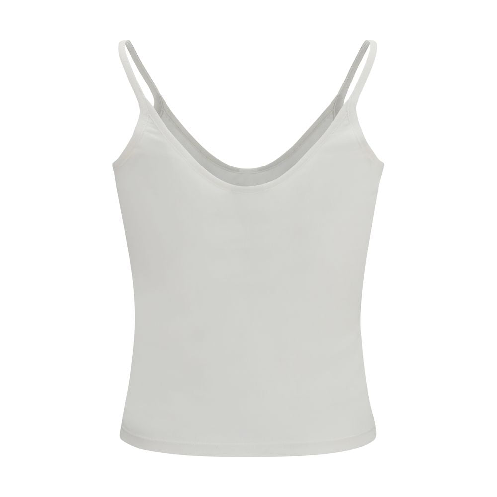 Hvid Tom Ford tanktop i silke