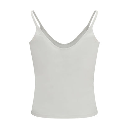 Hvid Tom Ford tanktop i silke