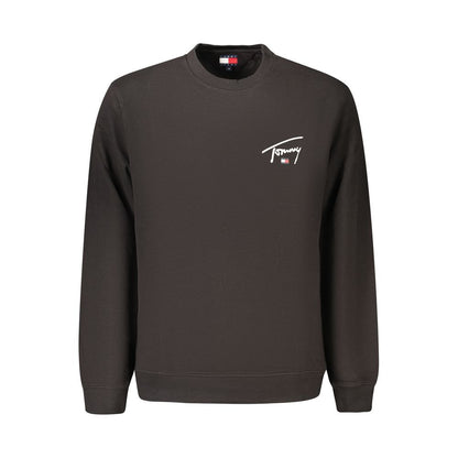 Tommy Hilfiger sweatshirt med logoprint til mænd – sort