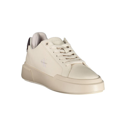 Calvin Klein sneakers – hvid sand/grålilla