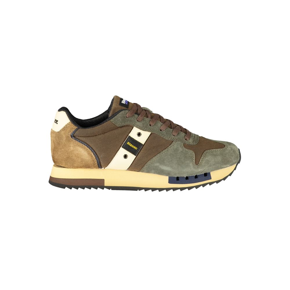 Blauer sneakers med udtagelig indersål – brun