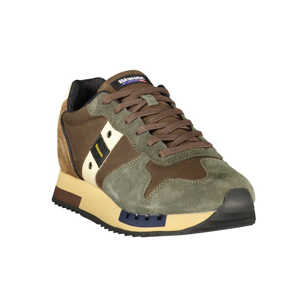 Blauer sneakers med udtagelig indersål – brun