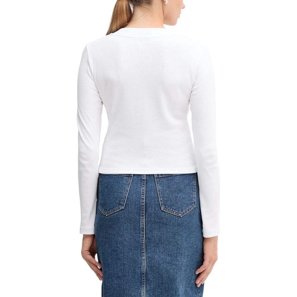 Calvin Klein Jeans LV047A803G cropped T-shirt – hvid