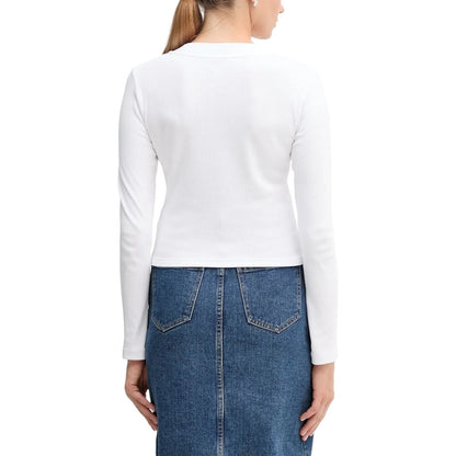 Calvin Klein Jeans LV047A803G cropped T-shirt – hvid