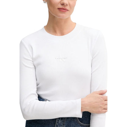 Calvin Klein Jeans LV047A803G cropped T-shirt – hvid