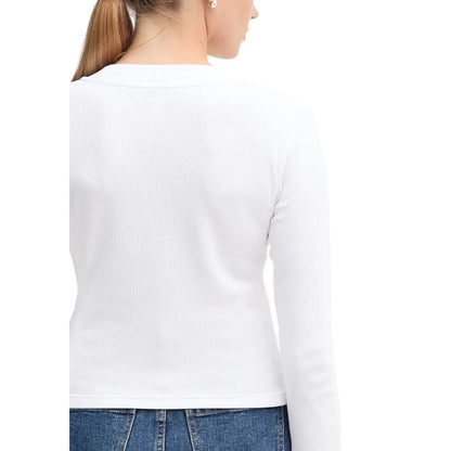 Calvin Klein Jeans LV047A803G cropped T-shirt – hvid