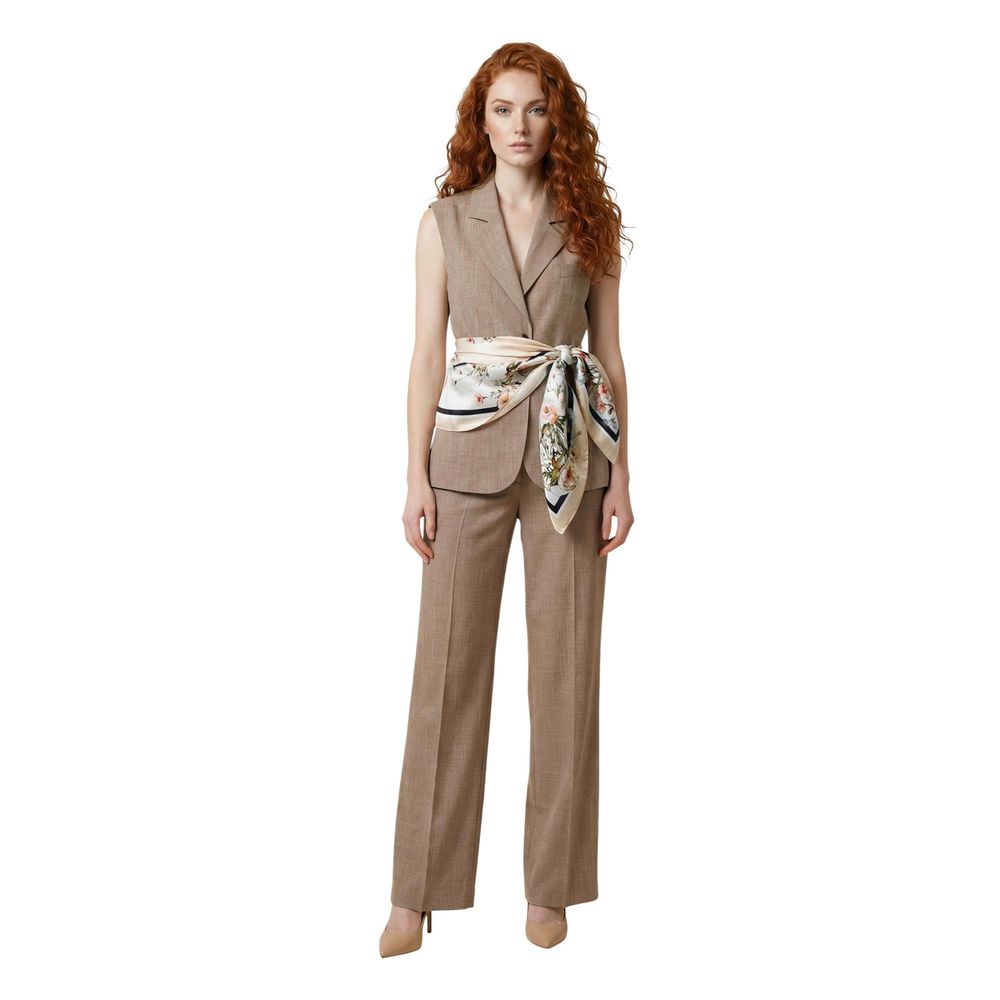 Beige Liu Jo vest i viskoseblanding