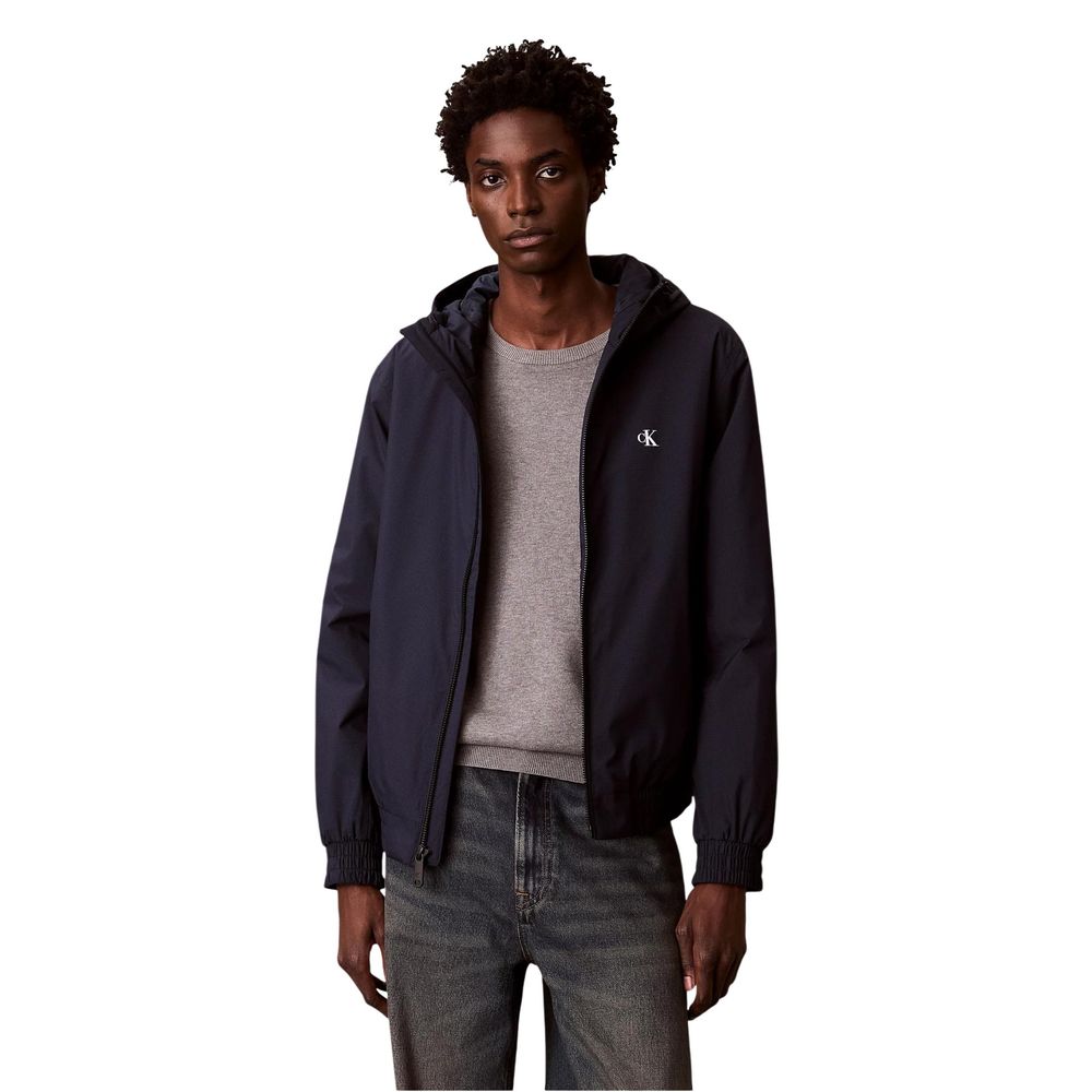 Calvin Klein Jeans lang jakke til mænd – blå