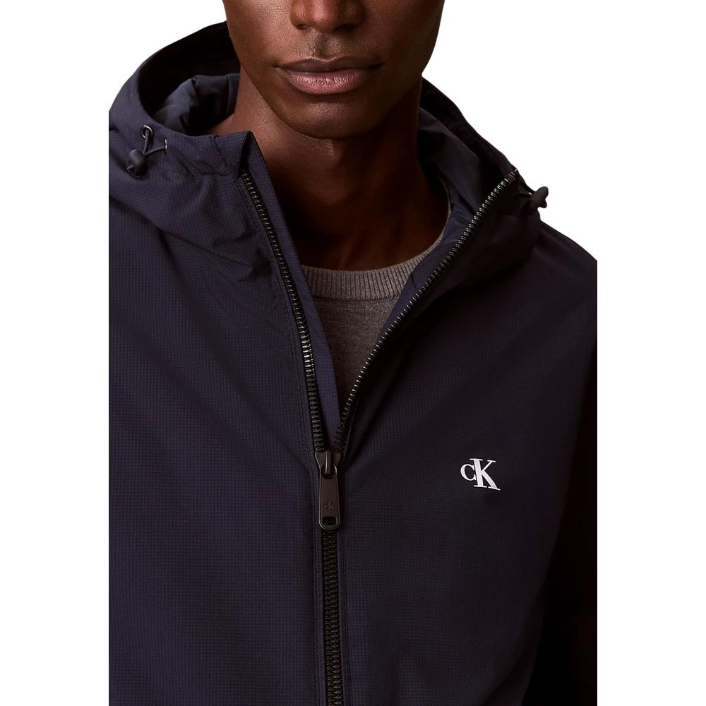 Calvin Klein Jeans lang jakke til mænd – blå