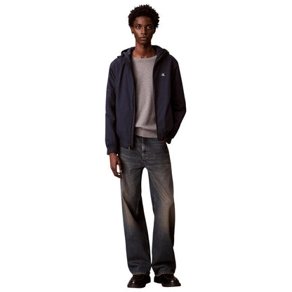 Calvin Klein Jeans lang jakke til mænd – blå
