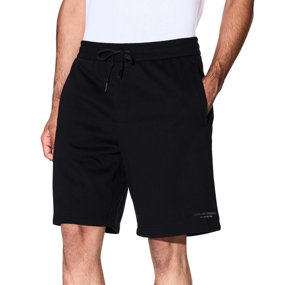 Sorte Armani Exchange bomuldsshorts