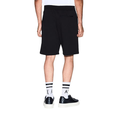 Sorte Armani Exchange bomuldsshorts