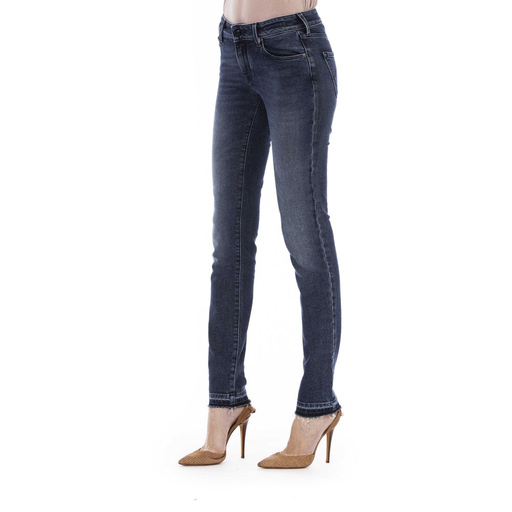 Jacob Cohen Blue Cotton Women Jeans