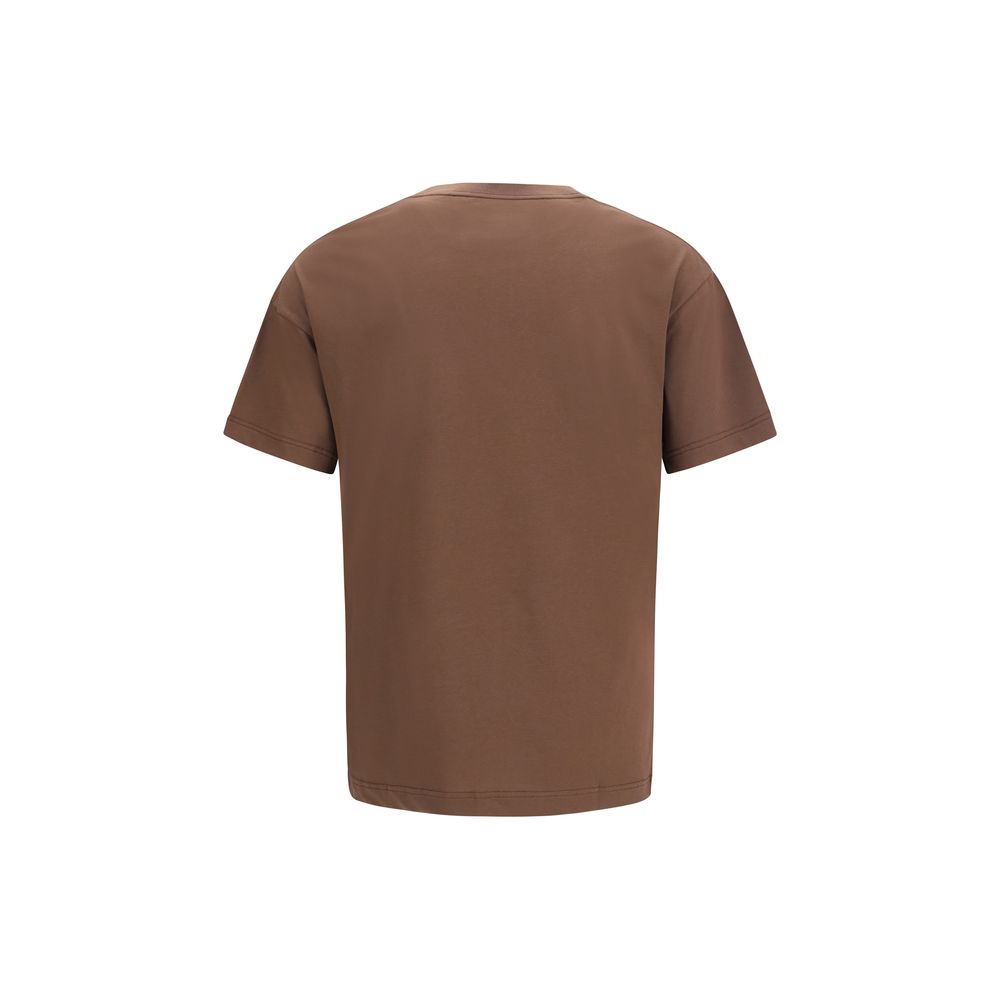 Palm Angels Palm Tree brun T-shirt i bomuld