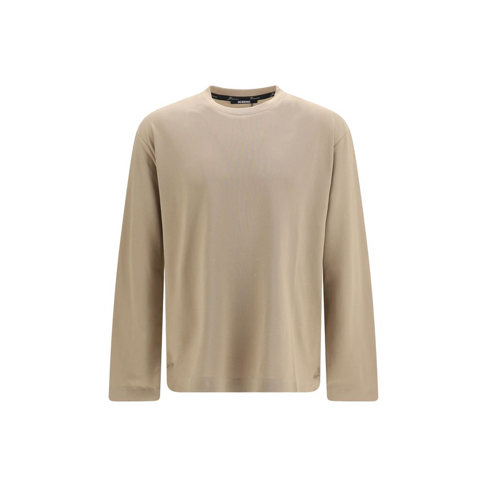 Jacquemus Rond Carré langærmet T-shirt – beige