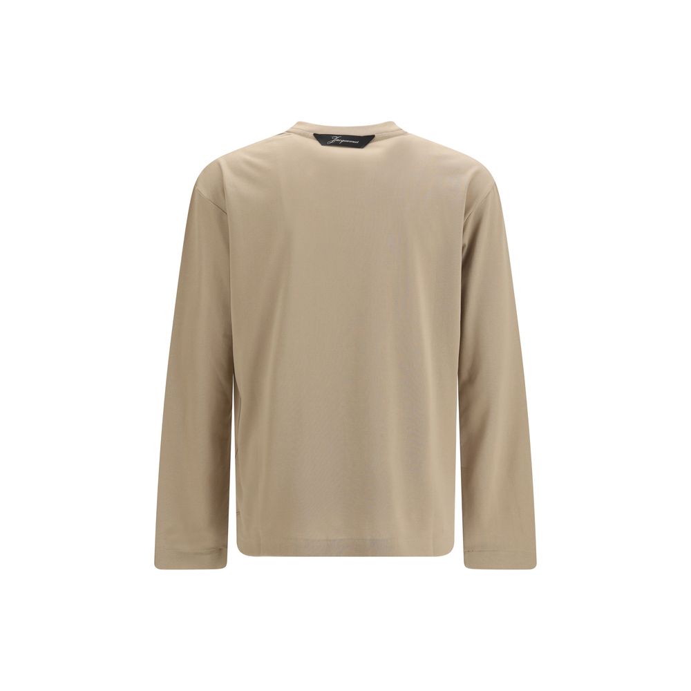 Jacquemus Rond Carré langærmet T-shirt – beige