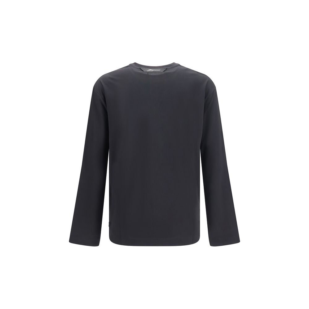 Jacquemus Rond Carré langærmet T-shirt – sort