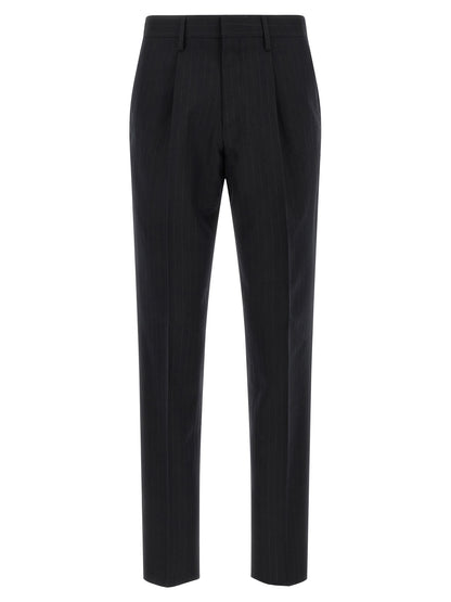 Lardini Blue Virgin Wool Two-Piece Suit