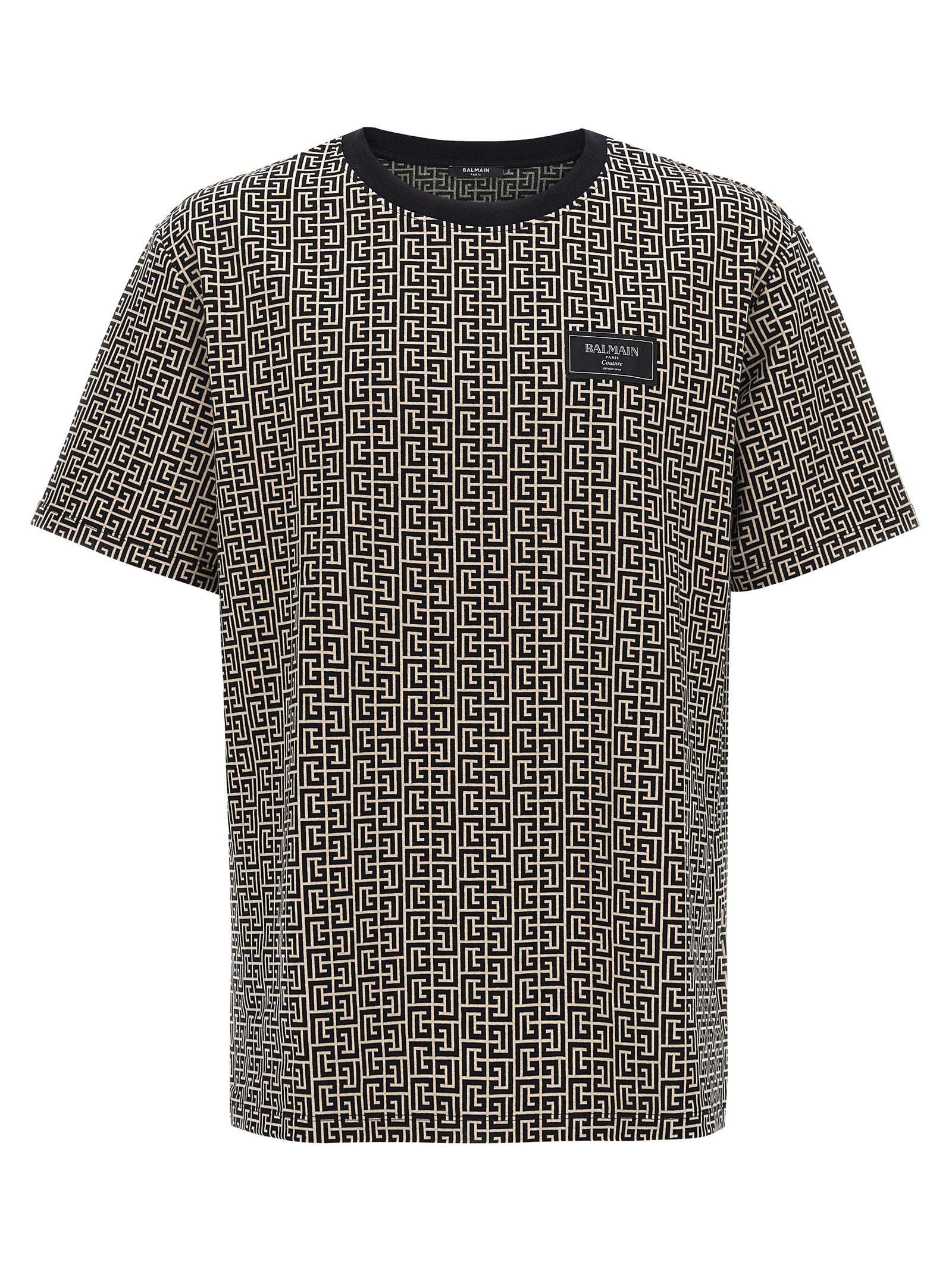 Balmain Bicolor Cotton T-Shirt